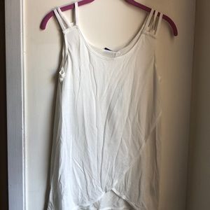 Skunkfunk white tank with details